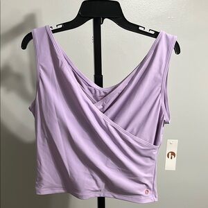 Lavender Wrap Swim Top